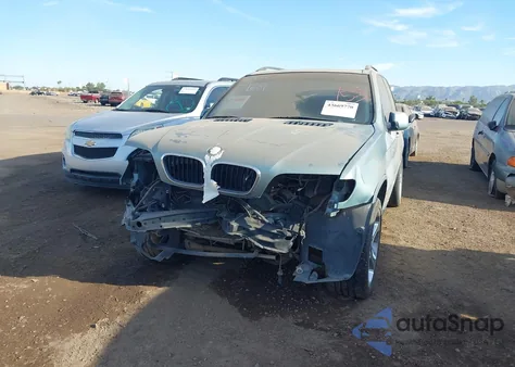 2002 BMW X5 3.0I из США, поврежденный, VIN 5UXFA53572LP50832